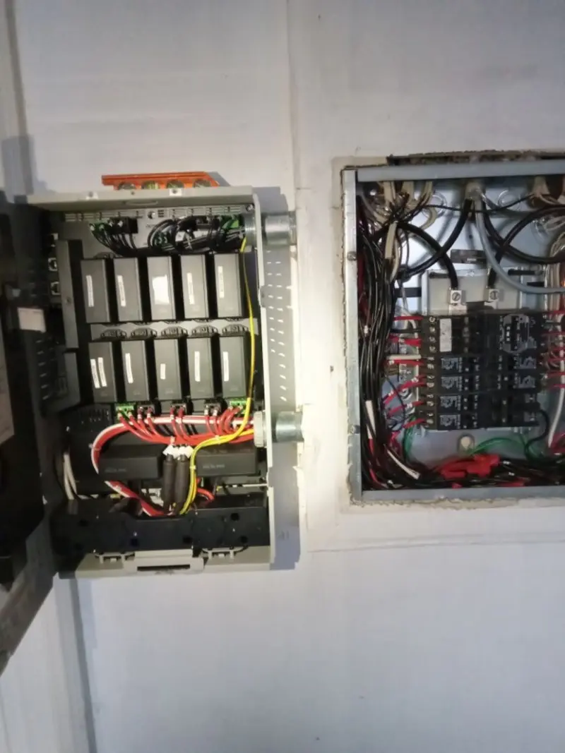 Electrical panel upgrade completed for Security Camera Wiring in Rotonda